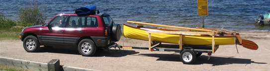 on trailer